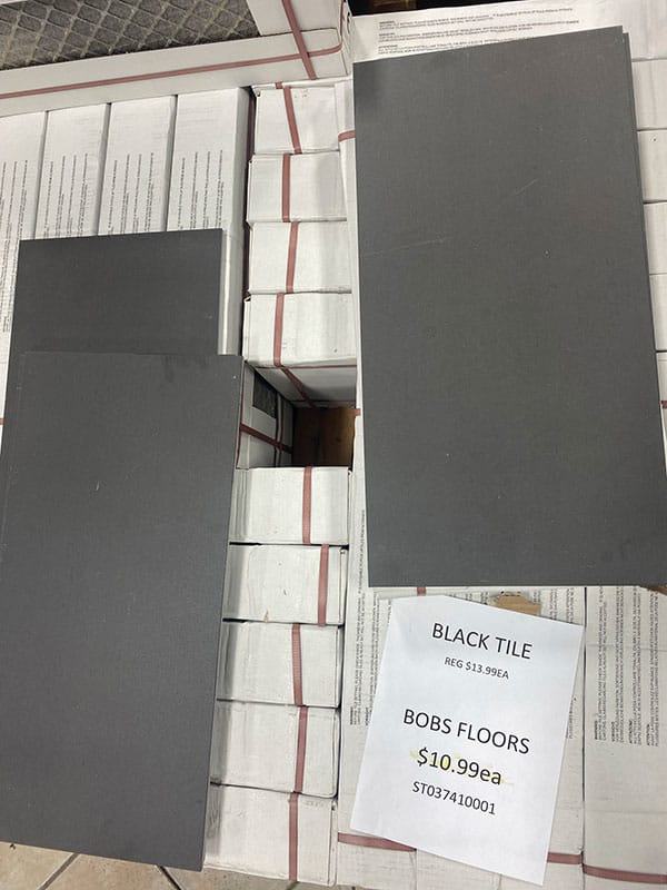 large-black-tile